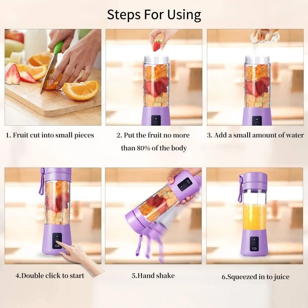 Mini Fruit Bottle Juicer Small Blender