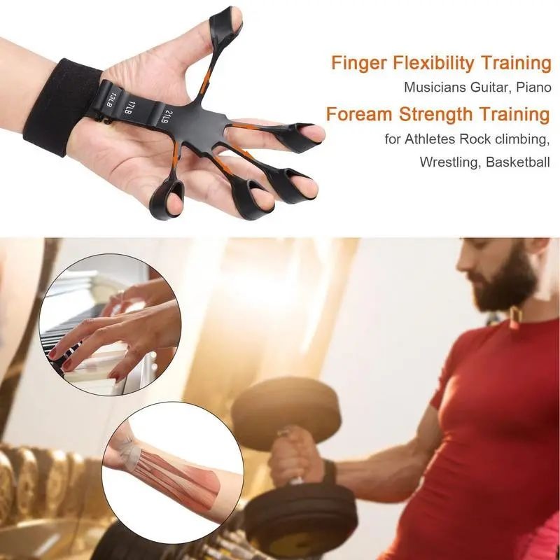 Hand Grip Trainer Gym Fitness Training And Exercise