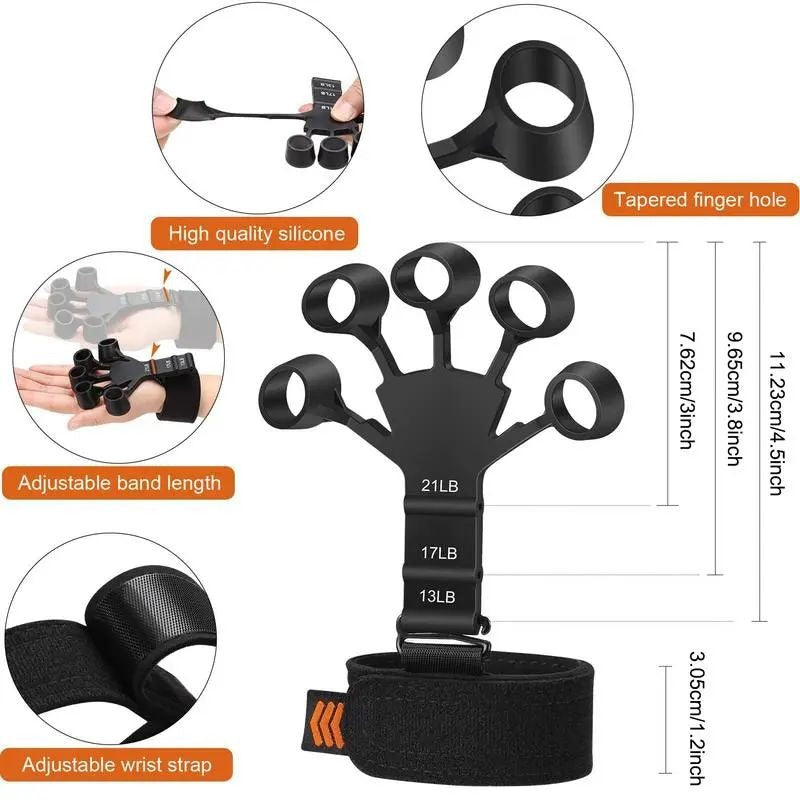Hand Grip Trainer Gym Fitness Training And Exercise