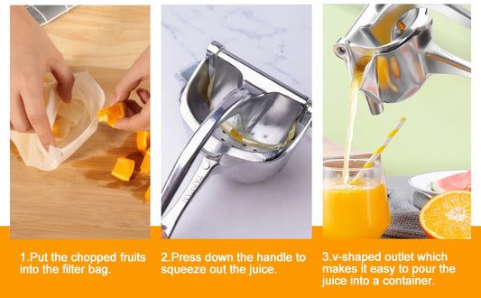 Manual Fruit Juicer Alloy Fruit Press
