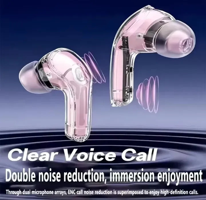 Air39 Earbuds Wireless Transparent Earpads